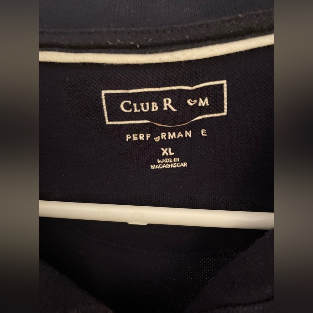 Navy polo shirt by Club room in navy - Picture 3 of 4